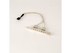GNIAZDO USB 2.0 2XA NA ŚLEDZIU GEMBIRD