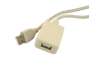 PRZEDŁUŻACZ USB AM-AF 2.0 5M AKTYWNY WHITE BLISTER GEMBIRD