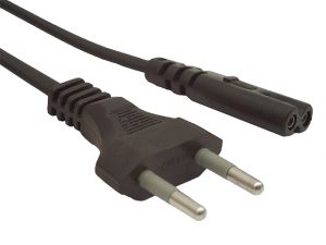 KABEL ZASILAJĄCY EURO (RADIOWY) VDE CEE 7/16 -> IEC 320 C7 1.8M