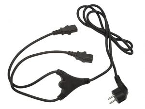 KABEL ZASILAJĄCY Y (2 ZASILACZE) 1.8M (PC-186-ML6)