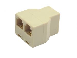 ADAPTER ROZDZIELACZ TELEFONICZNY 2/1 RJ-11 3XF