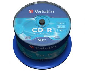 CDR VERBATIM 700MB EXTRA PROT (CAKE 50)