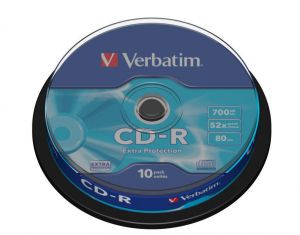 CDR VERBATIM 700MB EXTRA PROT (CAKE 10)
