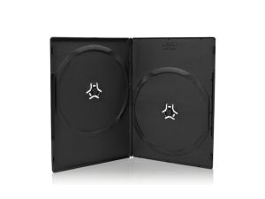 PUDEŁKO DVD 2 (14MM) CZARNE (100-PACK)