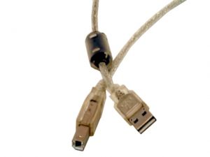 KABEL USB AM-BM 2.0 + FERRYT 5M