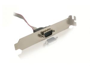 GNIAZDO COM 9PIN (DB9M) PIN 1:1 NA ŚLEDZIU GEMBIRD