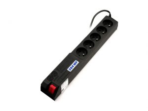 LISTWA ZASILAJĄCA ACAR 504WF 1.5M CZARNY (5 GNIAZD)