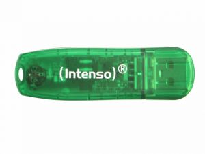 PENDRIVE INTENSO 8GB RAINBOW LINE GREEN