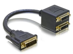 ADAPTER DVI-I(M)(24+5) DUAL LINK->DVI-I(F)(24+5) X2 DELOCK