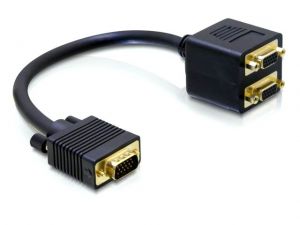 ADAPTER VGA->VGA X2 DELOCK