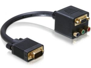 ADAPTER VGA->VGA + 3XRCA (CHINCH) DELOCK