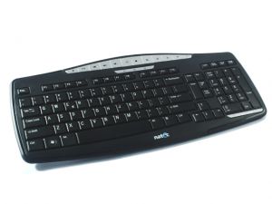 KLAWIATURA NATEC RAY SLIM MULTIMEDIALNA BLACK USB US LAYOUT