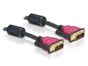 KABEL DVI-D(M)(24+1)->DVI-D(M)(24+1) 3M DUAL LINK FERRYT DELOCK