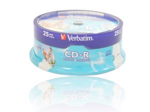 CDR VERBATIM 700MB AZO PRINTABLE (CAKE 25) ID BRANDED
