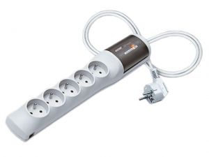 LISTWA ZASILAJĄCA ACAR XPROTECTOR STANDARD 1.5M SZARY (5 GNIAZD)