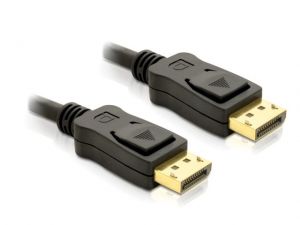 KABEL DISPLAYPORT M/M 1M GOLD DELOCK