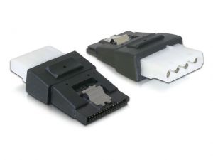 ADAPTER SATA POWER (+CLIP)->MOLEX 4-PIN DELOCK