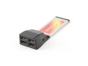 KARTA EXPRESS CARD->USB 2.0 4-PORT GEMBIRD