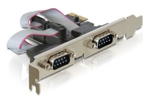 KARTA PCI EXPRESS->COM 9PIN X2 DELOCK