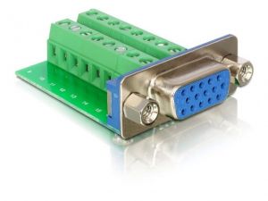 ADAPTER TERMINAL BLOCK (16PIN)->VGA(F) DELOCK