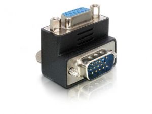 ADAPTER VGA(15F)->VGA(15M) KĄTOWY 90 DELOCK