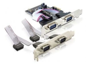 KARTA PCI EXPRESS->COM 9PIN X4 DELOCK