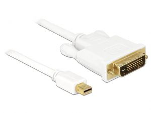 KABEL DISPLAYPORT MINI(M)->DVI-I(M)(24+1) DUAL LINK 1M DELOCK