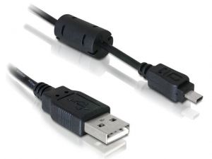 KABEL USB MINI AM-8 PIN(M) 2.0 1.8M (NIKON) UC-E6 DELOCK