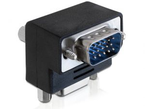 ADAPTER VGA(15F)->VGA(15M) KĄTOWY 270 DELOCK