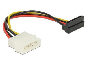 KABEL SATA ZASILAJĄCY MOLEX(M)->SATA(F) KĄTOWY 90” 15CM DELOCK