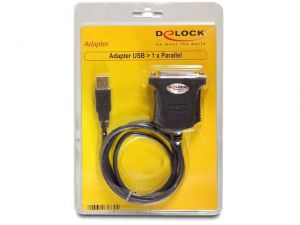 ADAPTER USB->LPT 25 PIN (F) (PARALLEL) 0.8M DELOCK