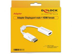 ADAPTER DISPLAYPORT(M)->HDMI(F) DELOCK