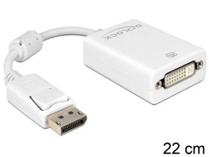 ADAPTER DISPLAYPORT(M)->DVI-I(F)(24+5) DUAL LINK DELOCK
