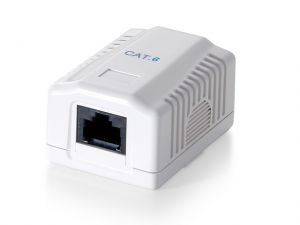 GNIAZDO NATYNKOWE KAT.6 1X RJ45 EQUIP