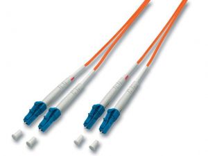 ŚWIATŁOWÓD KROSOWY LC-LC DUPLEX MM 50/125 OM2 ORANGE LSOH 1M EQUIP