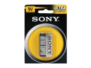 BATERIA SONY 9V R9 6F22 (CYNKOWA) (1SZT BLISTER)