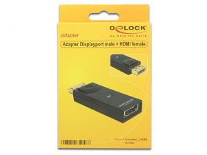 ADAPTER DISPLAYPORT(M)->HDMI(F) DELOCK