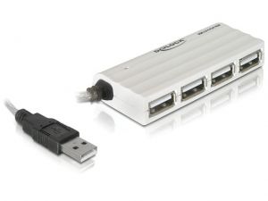 HUB USB 2.0 4-PORTY 2.0 SLIM DELOCK