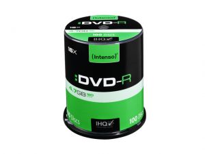 DVD-R INTENSO 4.7GB X16 (100 CAKE) (USZKODZONE OPAKOWANIE)