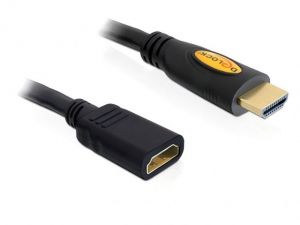 PRZEDŁUŻACZ HDMI A-A M/F V1.4 HIGH SPEED ETHERET 3M DELOCK