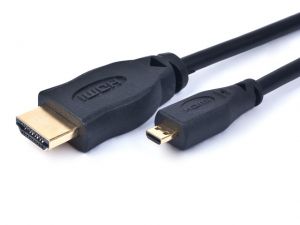 KABEL HDMI-HDMI MICRO V1.4 HIGH SPEED 3M (A-D) GOLD GEMBIRD