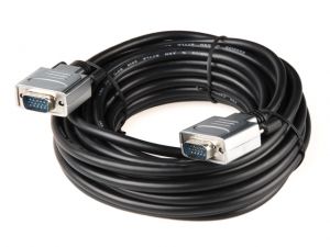 KABEL VGA M/M 5M EKRANOWANY CZARNY EQUIP