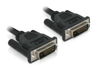KABEL DVI-D(M)(24+1)->DVI-D(M)(24+1) 0.5M DUAL LINK NIKLOWANE STYKI DELOCK