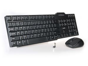 KLAWIATURA NATEC TENCH SLIM BEZPRZEWODOWA 2.4GHZ US LAYOUT + MYSZ BLACK