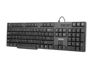 KLAWIATURA NATEC ROACH SLIM BLACK PRZEWODOWA US LAYOUT
