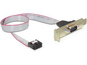GNIAZDO COM 9PIN (DB9M) PIN 1:1 NA ŚLEDZIU LOW PROFILE DELOCK