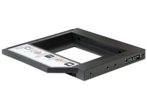 ADAPTER HDD RAMKA 5.25->2.5 SLIM ( HDD W MIEJSCE CD/DVD W LAPTOPIE) DELOCK