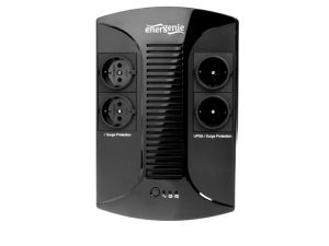 UPS GEMBIRD-ENERGENIE LINE-INTERACTIVE 650VA LED, 4X SCHUKO 230V OUT, OBUDOWA FLOOR