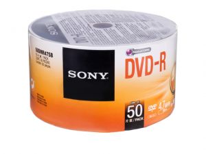 DVD-R SONY 4.7GB X16 (50 SPINDLE)