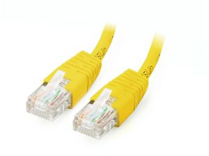 PATCHCORD KAT.5E 1M ŻÓŁTY EQUIP